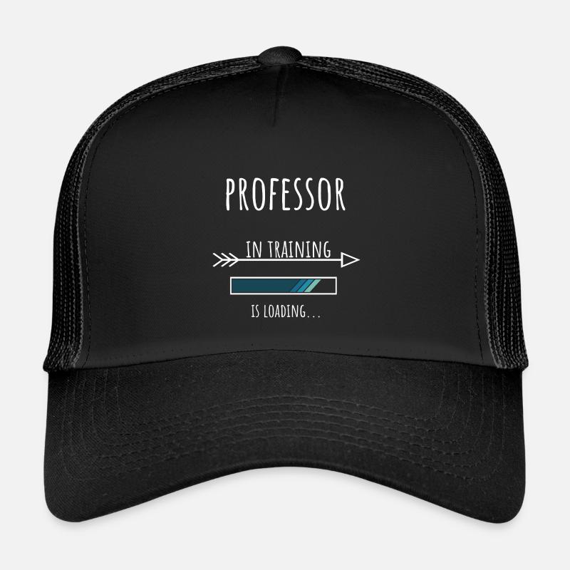 Professor Geschenk Beruf Ausbildung Professor - Kinder Trucker-Cap - Schwarz/Schwarz