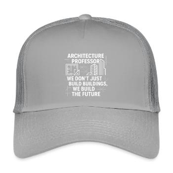 Professor of Architecture - Kids’ Trucker Cap - light grey - Front