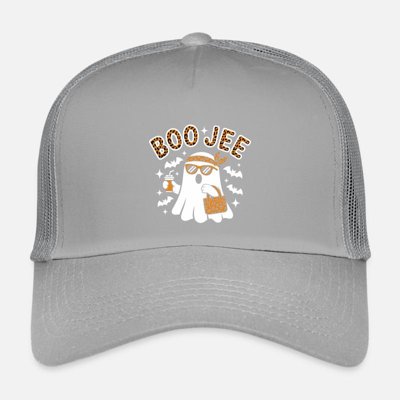 Fantôme léopard Halloween chic Casquette trucker enfant