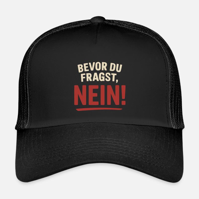 Bevor du fragst, Nein! Kinder Trucker-Cap