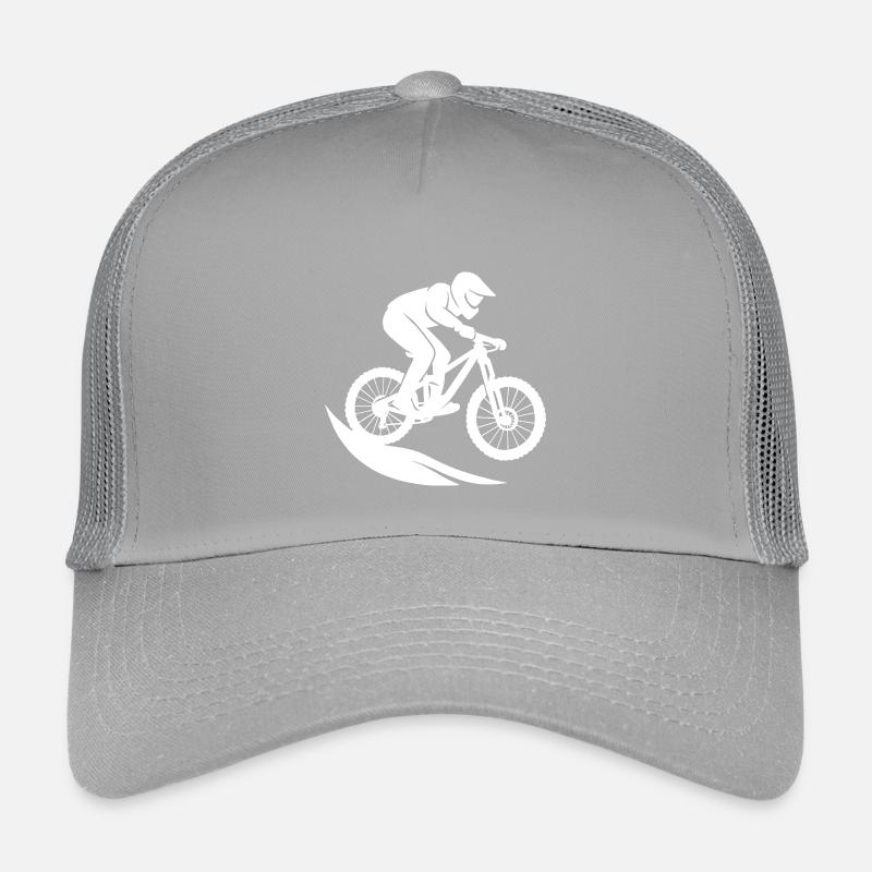 Vélo de VTT minimaliste Descente Silh Casquette trucker enfant