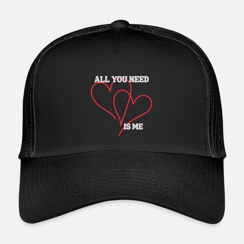 All you need  - Kinder Trucker-Cap - Schwarz/Schwarz
