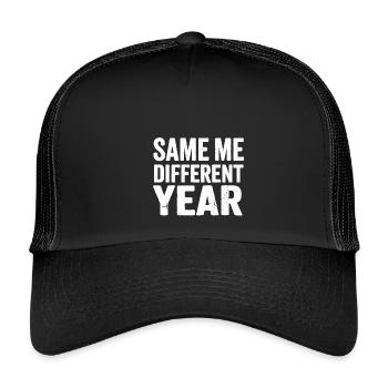 Même moi, une autre année - Casquette trucker enfant - noir/noir - Devant