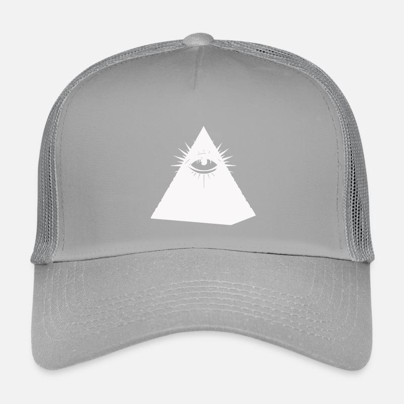 Pyramid Eye Symbol Illuminati Kids’ Trucker Cap