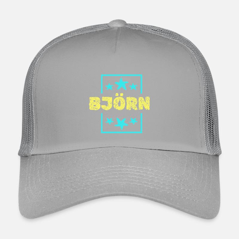 Bjoern comme anniversaire Casquette trucker enfant