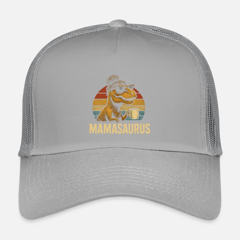 Mamasaurus Mom Mom Gift Idea Humor Funny Kids’ Trucker Cap