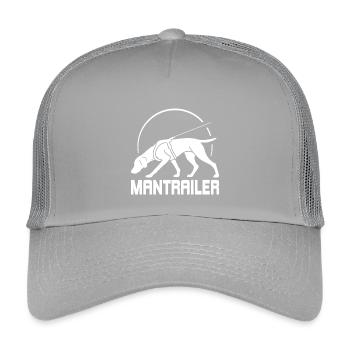 Deutsch Kurzhaar MANTRAILER Suchhunde Hunde Hund - Kinder Trucker-Cap - Hellgrau - Vorne