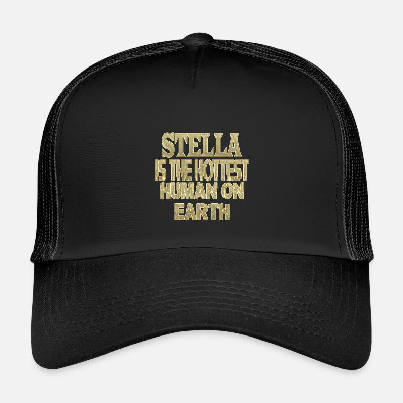 Stella - Kinder Trucker-Cap - Schwarz/Schwarz