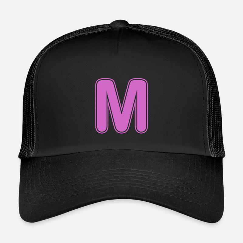 M Letter Alphabet Name Spelling Gift Kids’ Trucker Cap