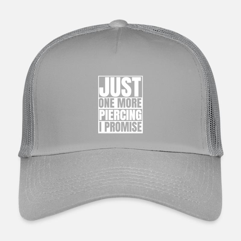 Lustiger Piercing Spruch Schmuck Englisch Geschenk Kinder Trucker-Cap