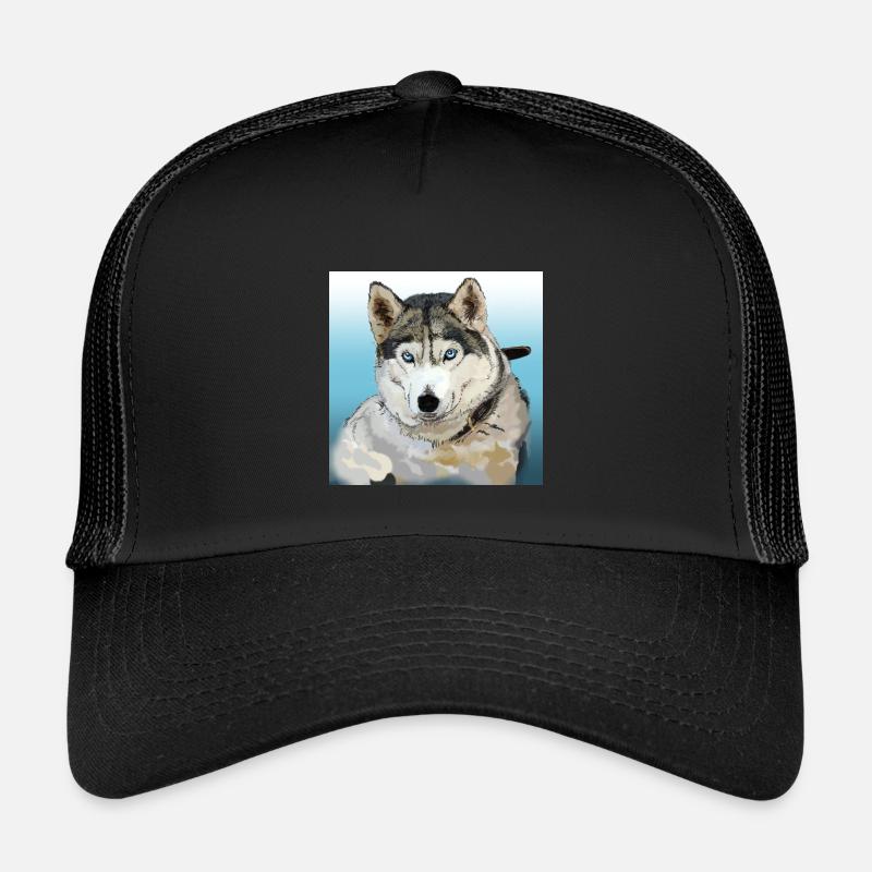 Husky - Kinder Trucker-Cap - Schwarz/Schwarz