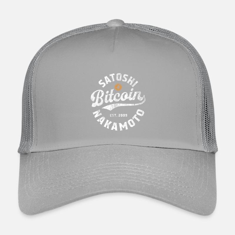 Bitcoin Satoshi Nakamoto Kinder Trucker-Cap