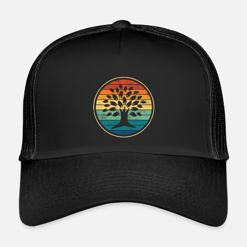 Baum - Kinder Trucker-Cap - Schwarz/Schwarz