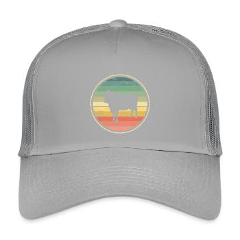 Cow cows - Kids’ Trucker Cap - light grey - Front