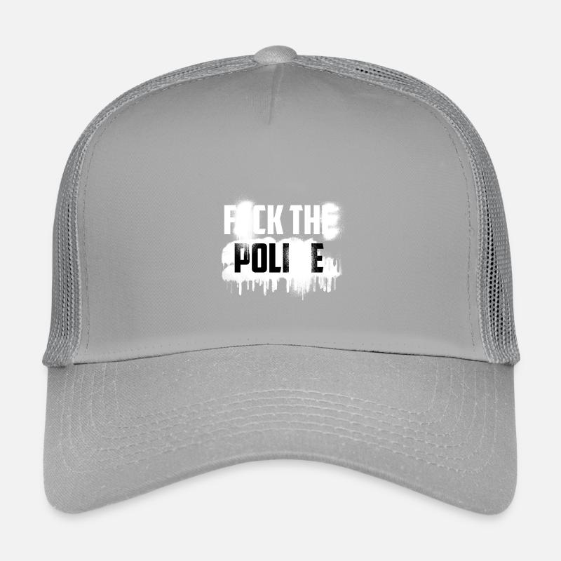 F*CK THE POLI*E Kinder Trucker-Cap