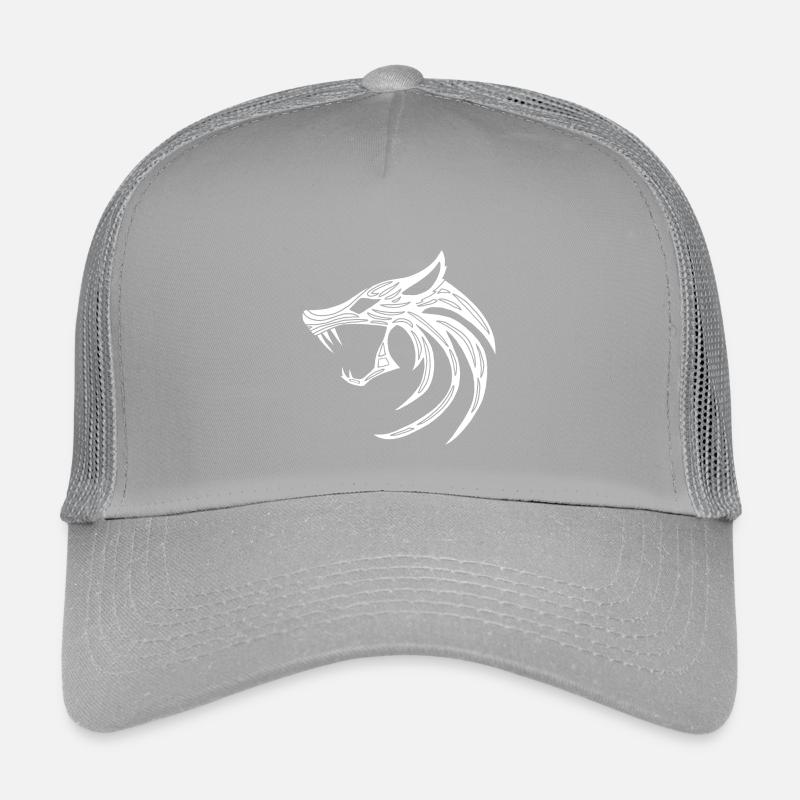 Loup démoniaque blanc Casquette trucker enfant