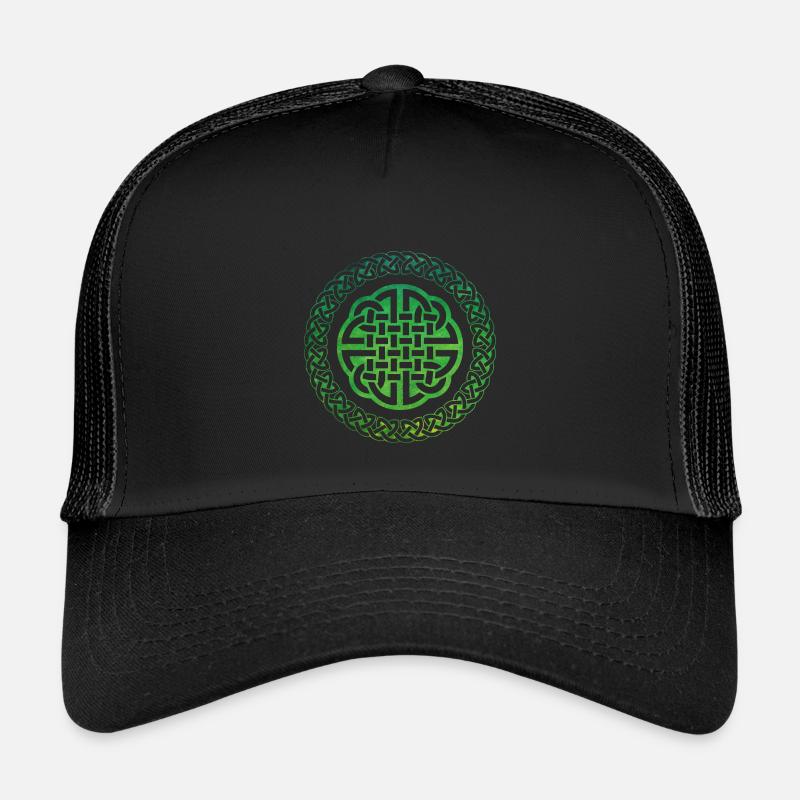 Celtic Knot - Kids’ Trucker Cap - black/black