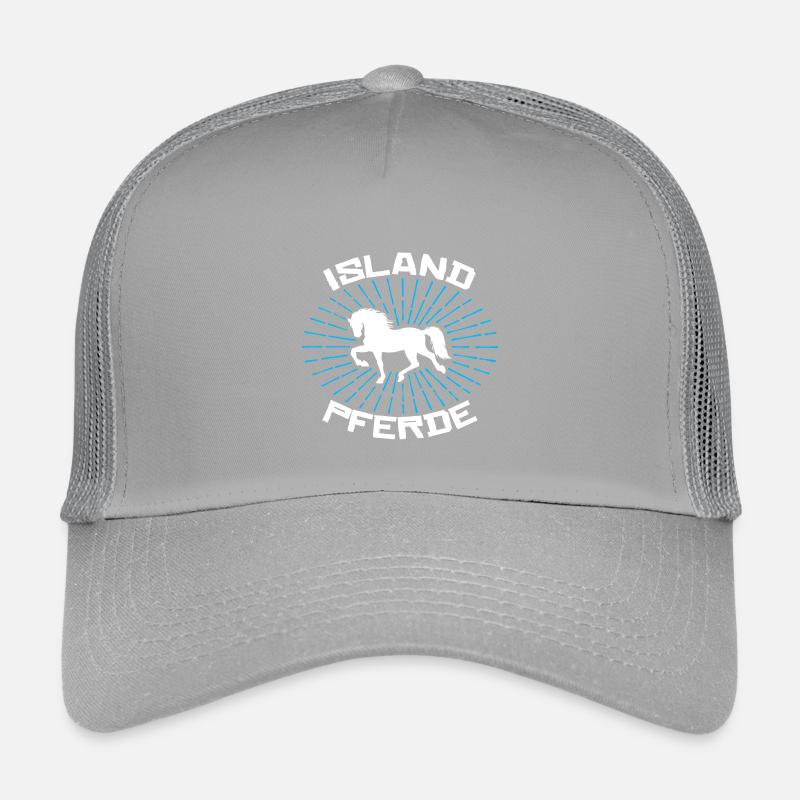 Pferde Isländer Statement Islandpferde Pferdeliebe Kinder Trucker-Cap