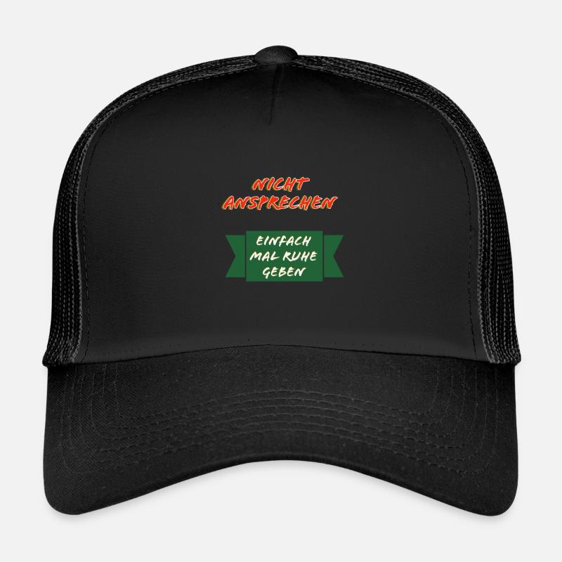 Nicht Ansprechen Ruhe Schild Kinder Trucker-Cap