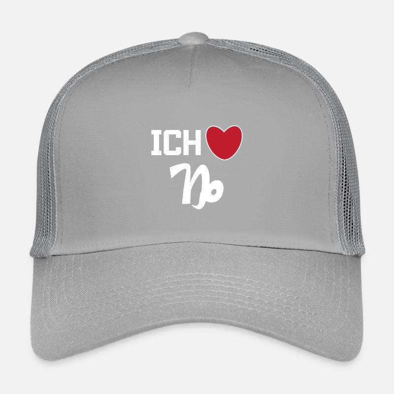 Steinbock Herz Statement Horoskop Sternzeichen Kinder Trucker-Cap