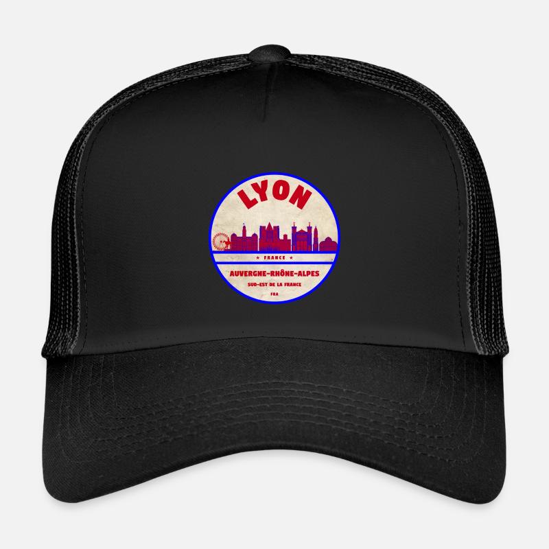 Écusson de la Skyline Vintage de Lyon Casquette trucker enfant