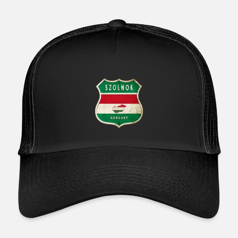 Design du drapeau de Szolnok (Hongrie) Casquette trucker enfant
