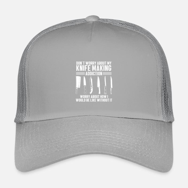 Knife Making Messer Schmied Design Kinder Trucker-Cap