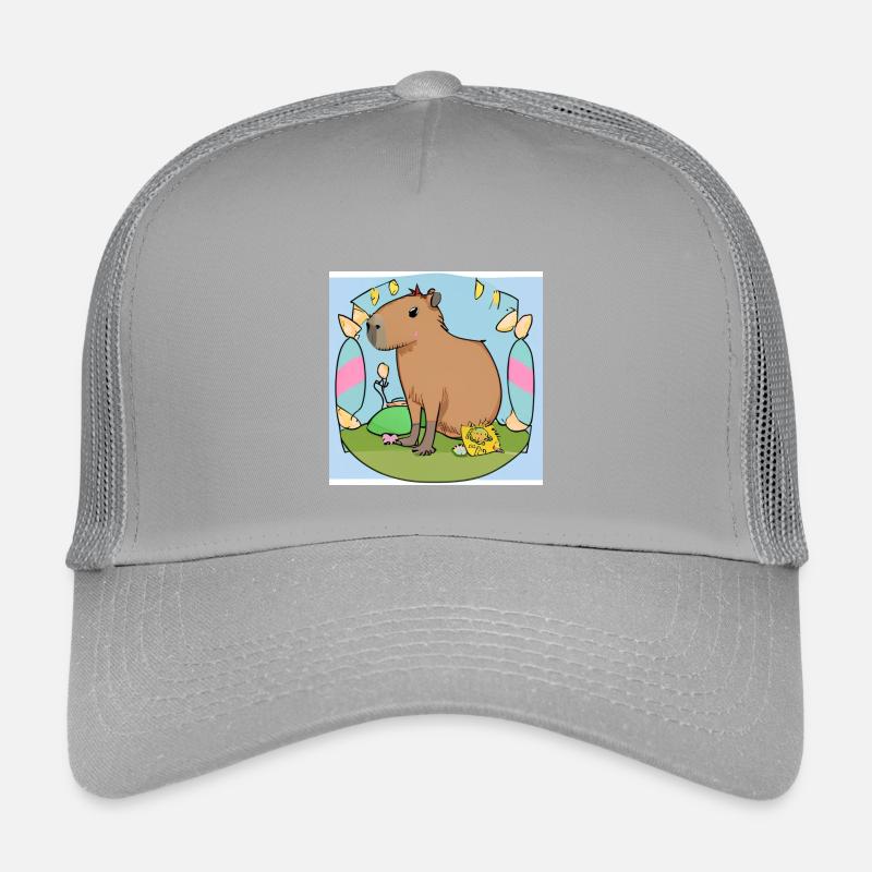 Capybara de Pâques Casquette trucker enfant