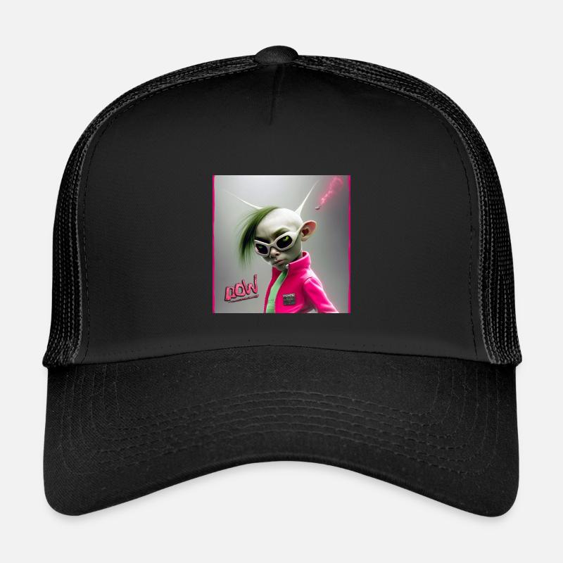 Punky alien 01 Kids’ Trucker Cap