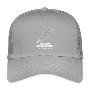 Scuba Diving Dive Design - Kids’ Trucker Cap - light grey - Front