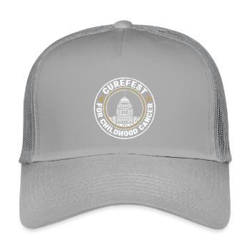 Capitol Crest Kinderkrebs Hoffnung - Kinder Trucker-Cap - Hellgrau - Vorne