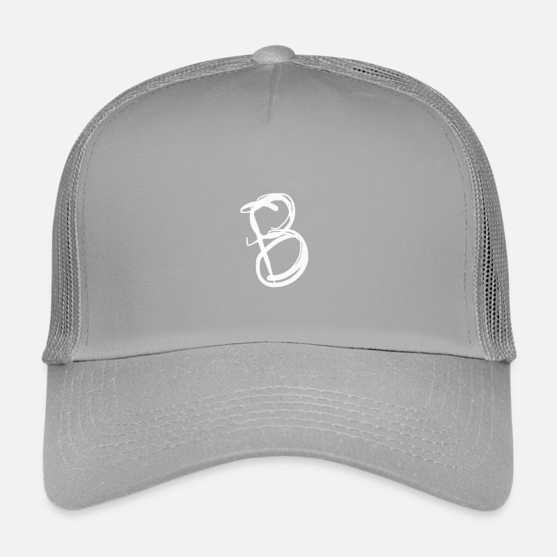 Première lettre B : Boris, Berta, Bertha, Ben Casquette trucker enfant
