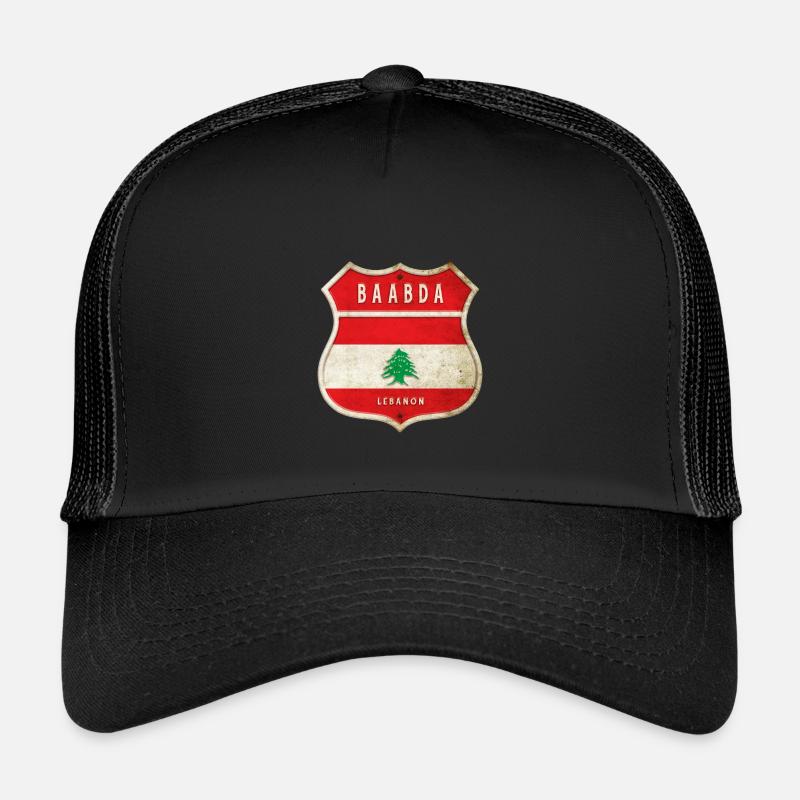Baabda Libanon Wappen Flaggen Design Kinder Trucker-Cap