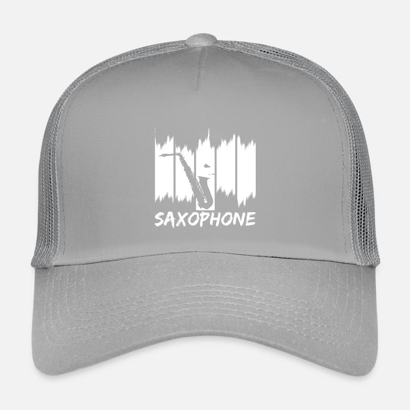 Saxophon Skizze Kinder Trucker-Cap