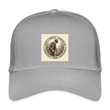 Gentleman Gardener - Kinder Trucker-Cap - Hellgrau - Vorne
