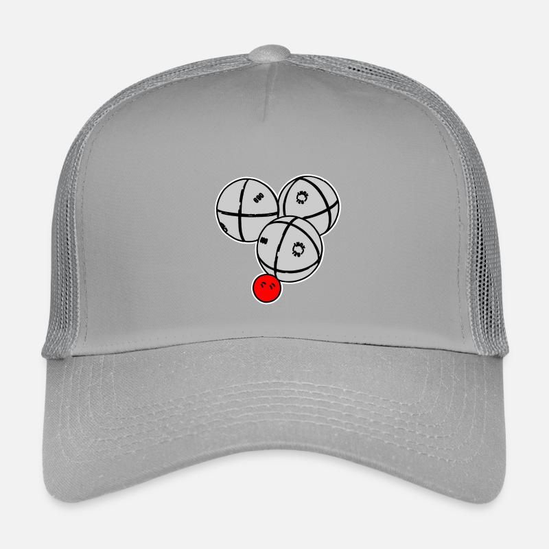 Petanque Kugeln Kinder Trucker-Cap