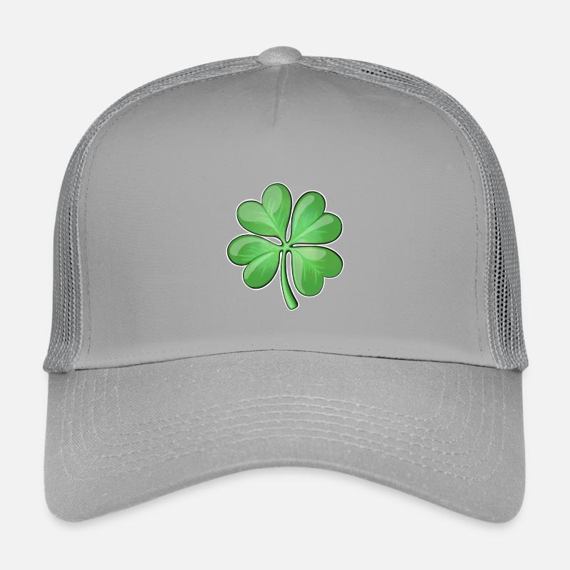 Lebendiges vierblättriges Kleeblatt-Design Kinder Trucker-Cap