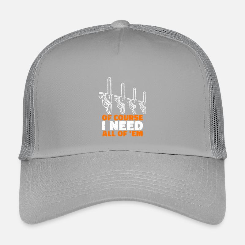 Bûcheron scie à bois déclaration abatteur d’arbres Casquette trucker enfant