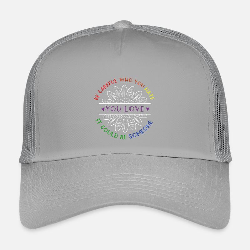Be Careful Who You Hate Pride Month Kids’ Trucker Cap