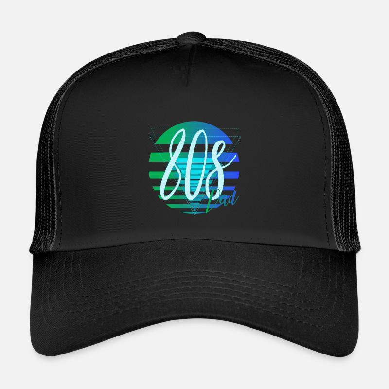 80s Dad – Retro Papa Neon Look Kinder Trucker-Cap
