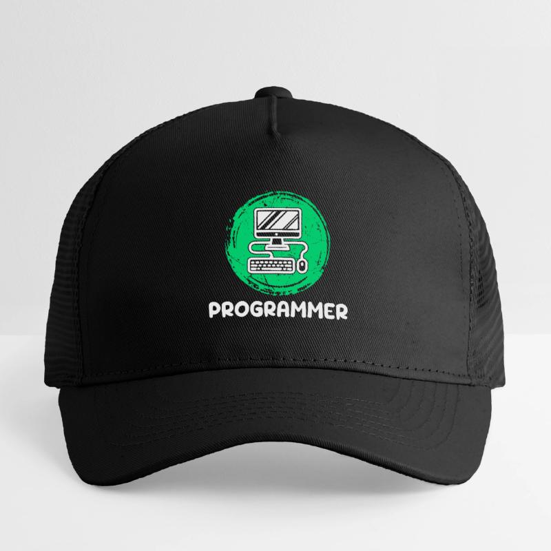 Computer Developer Programmierer Computerfreak Kinder Trucker-Cap