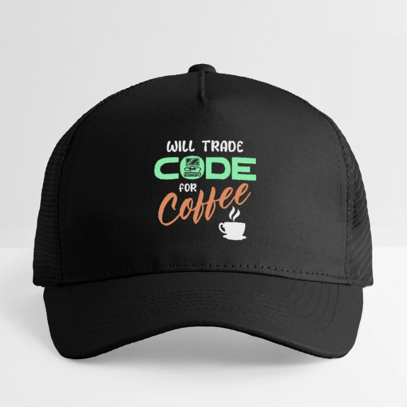 Programmeur, Développeur, Instruction de code, Ordinateur Casquette trucker enfant