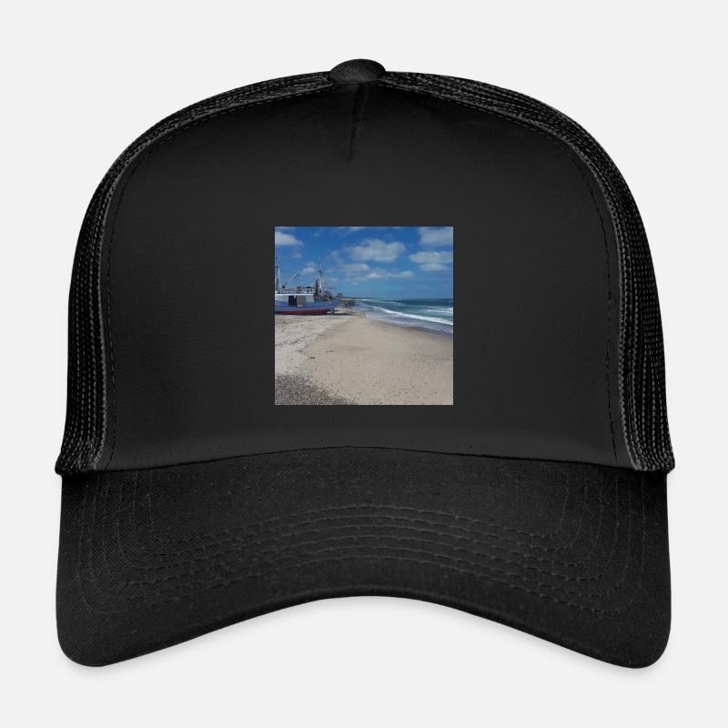 JensJensen - Kinder Trucker-Cap - Schwarz/Schwarz