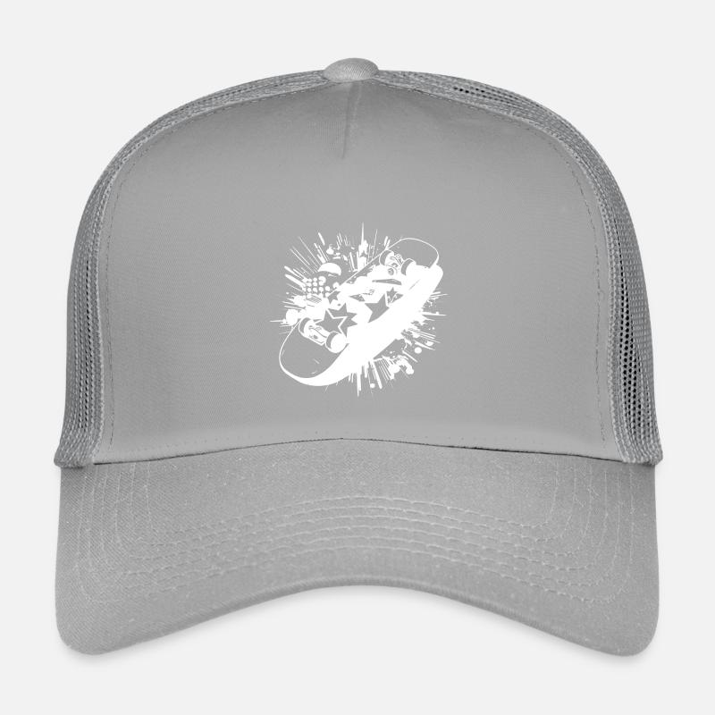 Skateboard Paint Blobs Kids’ Trucker Cap