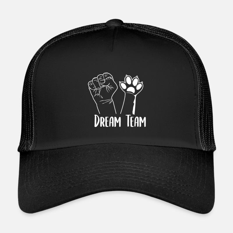 Dream Team - Kinder Trucker-Cap - Schwarz/Schwarz