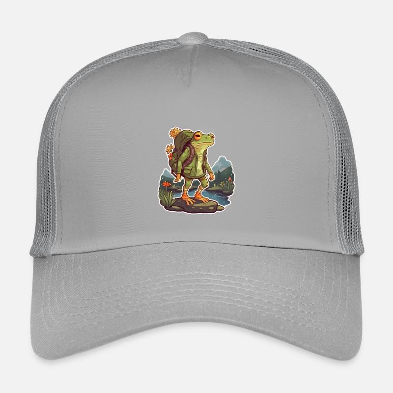 Trailbound Frog Adventurer Mountains Kinder Trucker-Cap