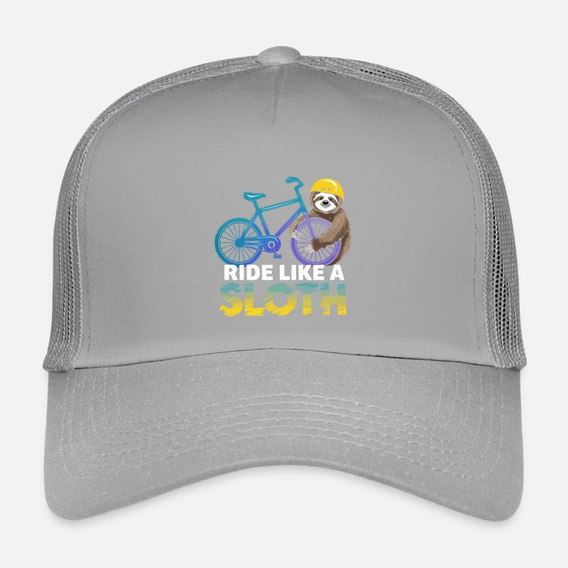 Faultier Biker mit Helm Kinder Trucker-Cap