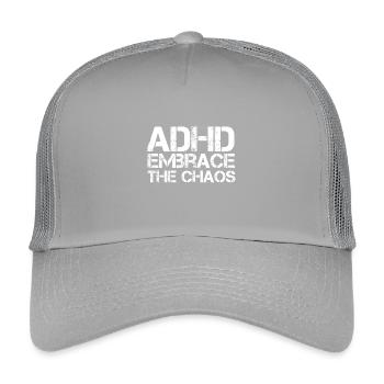 ADHS - Kinder Trucker-Cap - Hellgrau - Vorne