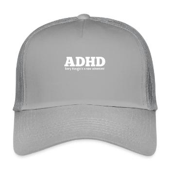 ADHS - Kinder Trucker-Cap - Hellgrau - Vorne