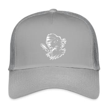 Lacrosse player - Kids’ Trucker Cap - light grey - Front